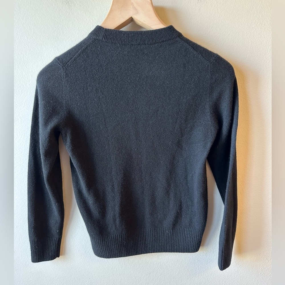 NWTs Crewcuts Black Crewneck Sweater Fine Knit - Picture 3 of 3